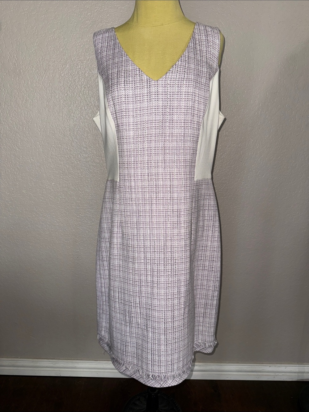 White House Black Market Cool Wisteria Dress NWT size 14